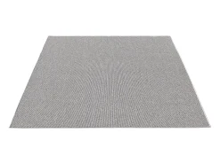 Alfombra Natal moderna uni, antimanchas, Gris, 133 x 170 cm