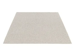 Alfombra Natal moderna uni, antimanchas, Beige, 80 x 150 cm