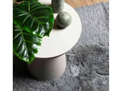 Alfombra NAVARRA Shaggy Gris Claro 240x240 cm