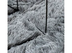 Alfombra NAVARRA Shaggy Gris Claro 240x240 cm