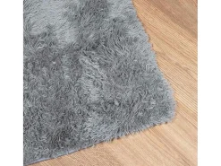 Alfombra NAVARRA Shaggy Gris Claro 240x240 cm