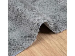 Alfombra NAVARRA Shaggy Gris Claro 240x240 cm