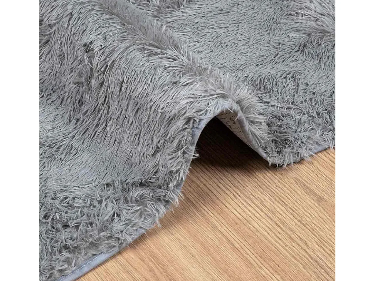 Alfombra NAVARRA Shaggy Gris Claro 240x240 cm