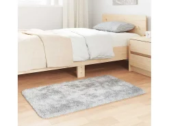 Alfombra NAVARRA Shaggy Gris Plata 60x100 cm