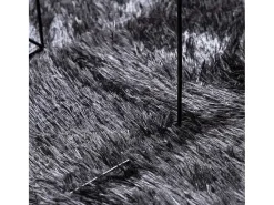 Alfombra NAVARRA Shaggy Gris Oscuro 130x200 cm