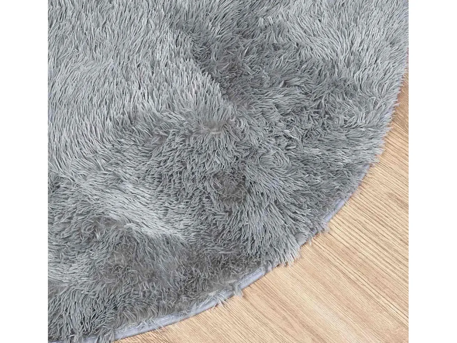 Alfombra NAVARRA Shaggy Gris Claro 240x240 cm