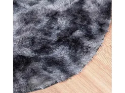 Alfombra NAVARRA Shaggy Gris Oscuro 100x100 cm