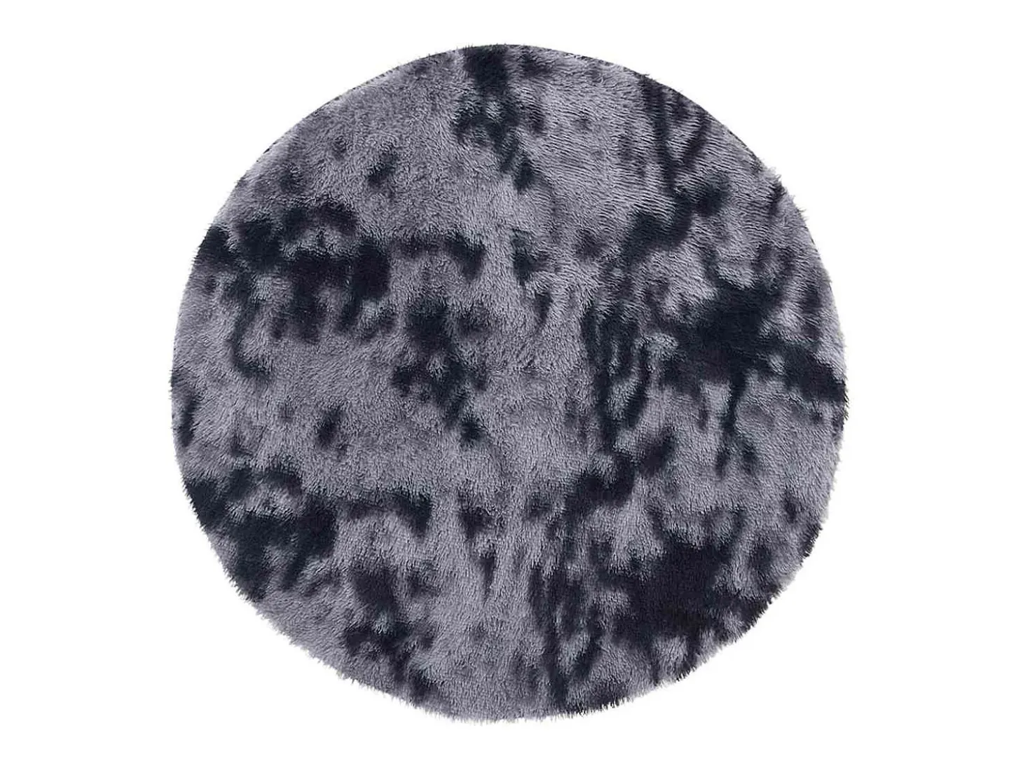 Alfombra NAVARRA Shaggy Gris Oscuro 100x100 cm