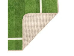 Alfombra niños lavable antideslizante campo fútbol 160x230 cm ES964080