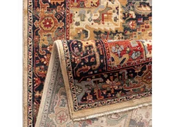 Alfombra oriental tejida de lana 300x380 cm Beige Saharna