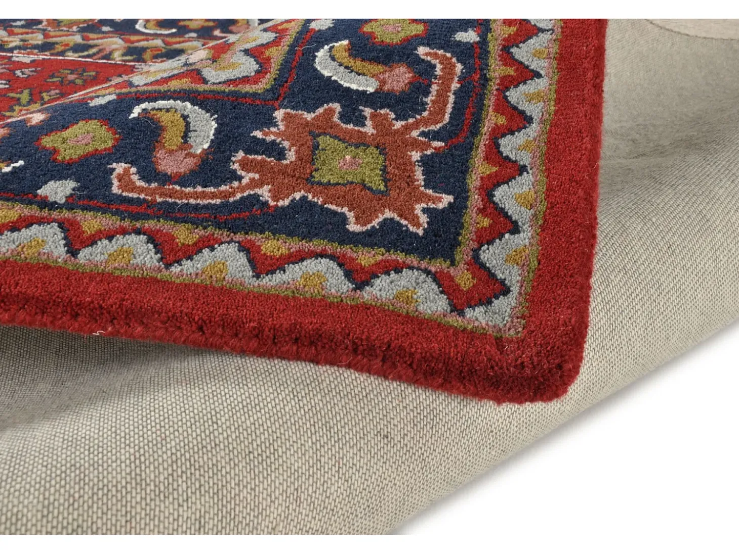 Alfombra oriental tejida a mano con lana 170x240 cm Rojo Royal Orient