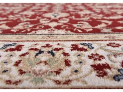 Alfombra oriental tejida con ribete 200x300 cm Rojo Dolna