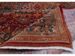 Alfombra oriental tejida de lana 250x340 cm Rojo Multi Saharna