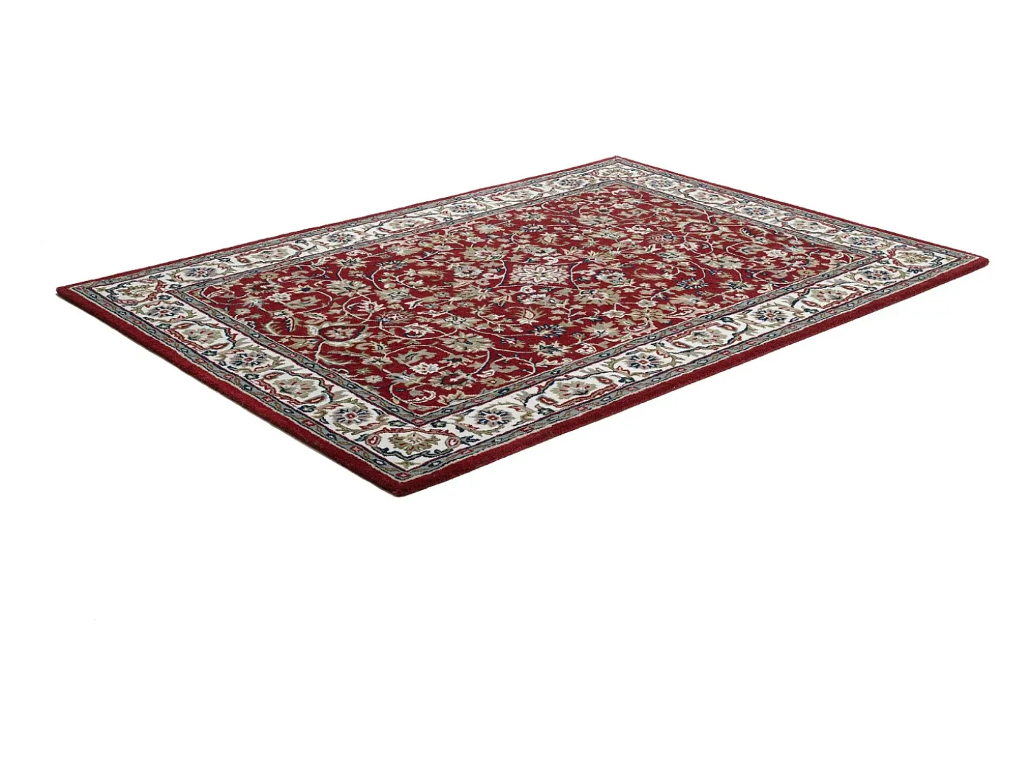 Alfombra oriental tejida a mano con lana 140x200 cm Rojo Royal Orient