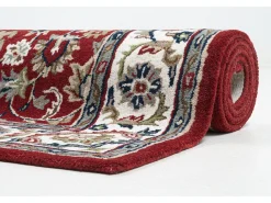 Alfombra oriental tejida a mano con lana 60x90 cm Rojo Royal Orient