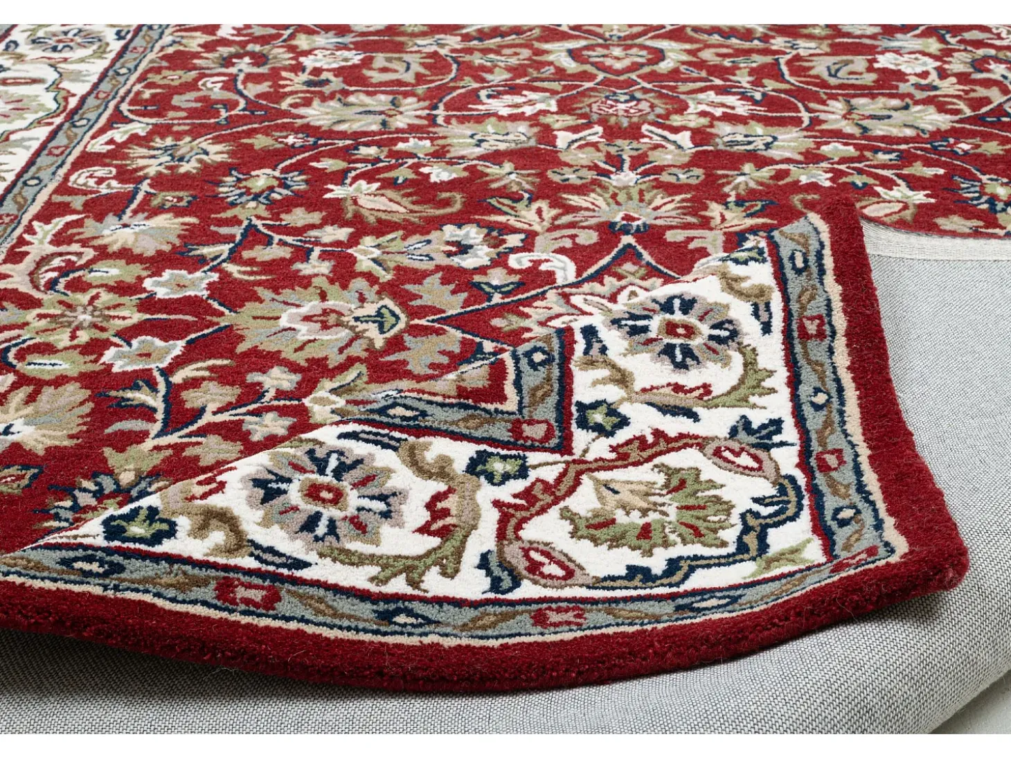 Alfombra oriental tejida a mano con lana 40x60 cm Rojo Royal Orient
