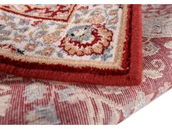 Alfombra oriental tejida con ribete 80x150 cm Rojo Dolna