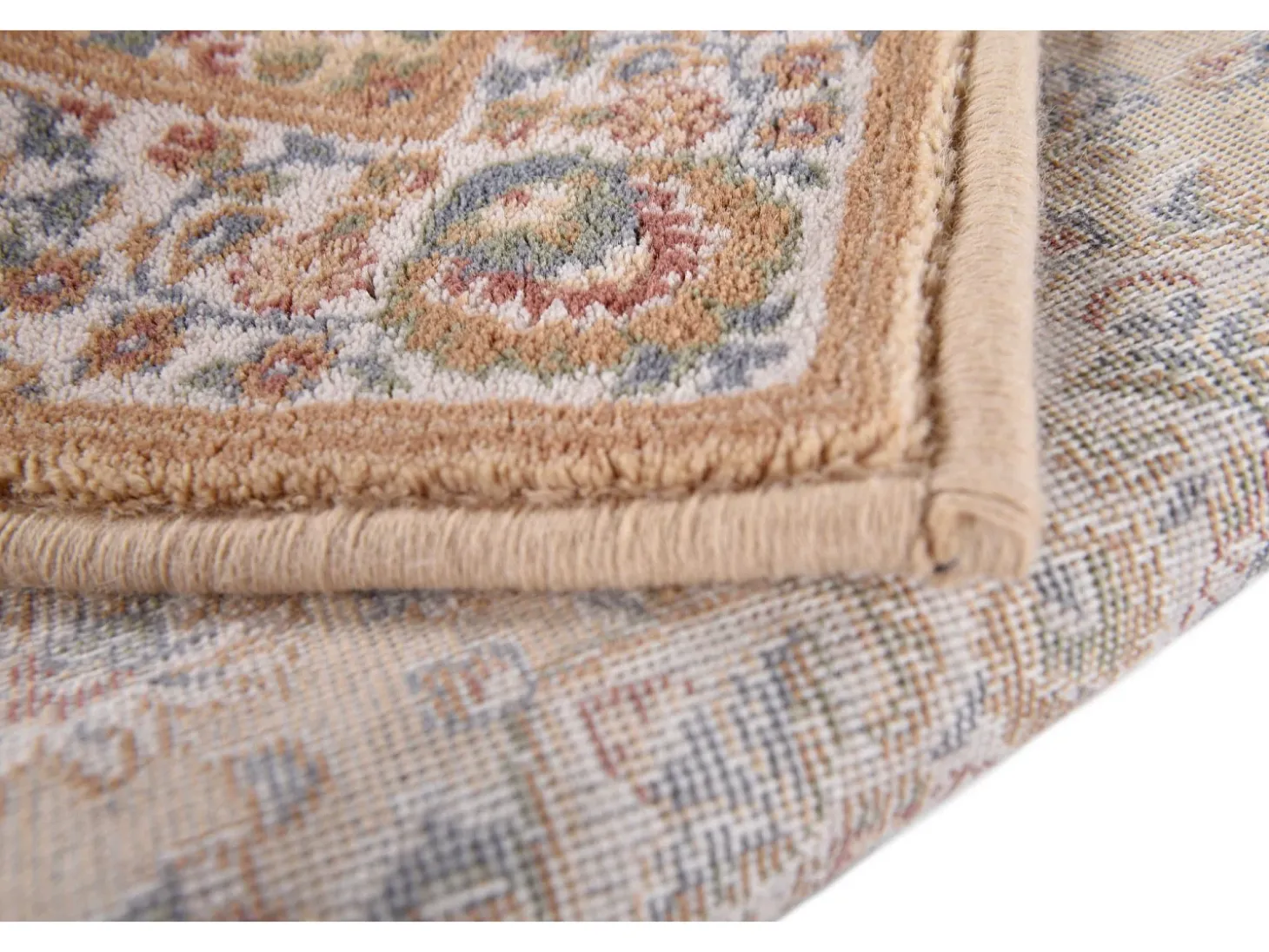 Alfombra oriental tejida con ribete 133x190 cm Arena Dolna