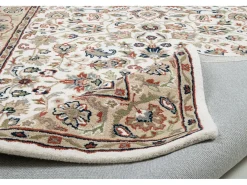 Alfombra oriental tejida a mano con lana 250x350 cm Beige Royal Orient