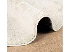Alfombra OVIEDO de pelo corto beige Ø 120 cm