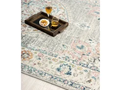 Alfombra Palma Exterior Oriental, Gris, 80 x 150 cm