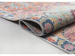 Alfombra Palma Exterior Ornamento, Multi, 120 cm, redondo