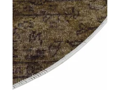 Alfombra patchwork antideslizante lavable φ120 cm multicolor