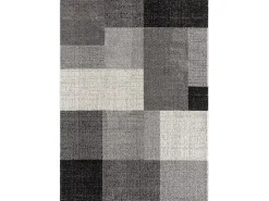 Alfombra Pearl Salón morno Geométrico, Gris, 140 x 200 cm