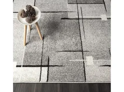 Alfombra Pearl Salón morno Pelo corto, Gris, 120 x 160 cm