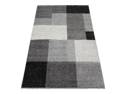 Alfombra Pearl Salón morno Geométrico, Gris, 80 x 140 cm