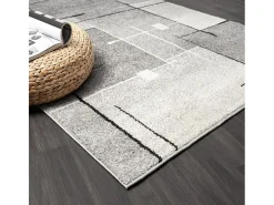 Alfombra Pearl Salón morno Pelo corto, Gris, 240 x 330 cm