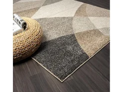 Alfombra Pearl Salón morno Corte contorno, Beige, 120 x 160 cm