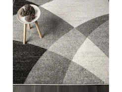 Alfombra Pearl Salón morno Corte contorno, Gris, 120 x 160 cm