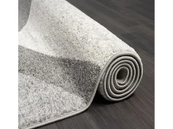 Alfombra Pearl Salón morno Corte contorno, Gris, 120 x 160 cm