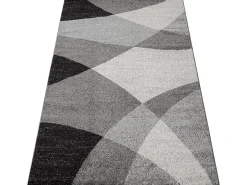 Alfombra Pearl Salón morno Corte contorno, Gris, 140 x 200 cm