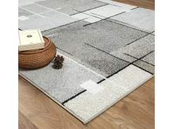 Alfombra Pearl Salón morno Pelo corto, Beige, 140 x 200 cm