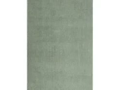 Alfombra pelo corto lavable antideslizante - Verde - 80 x 150 cm - RELAX