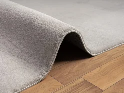Alfombra pelo corto lavable antideslizante - arena - 200 x 280 cm - RELAX