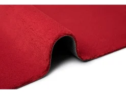 Alfombra pelo corto lavable antideslizante - Rojo - 240 x 340 cm - RELAX