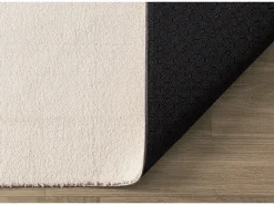 Alfombra pelo corto lavable antideslizante - Beige - 240 x 340 cm - RELAX