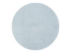 Alfombra pelo corto lavable antideslizante - Azul - 200 cm Redondo - RELAX