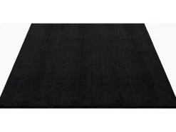 Alfombra pelo corto lavable antideslizante - Negro - 240 x 340 cm - RELAX