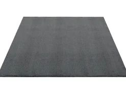 Alfombra pelo corto lavable antideslizante - Antracita - 60 x 110 cm - RELAX