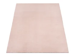 Alfombra pelo corto lavable antideslizante - Rosa - 80 x 150 cm - RELAX