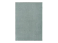 Alfombra pelo corto lavable antideslizante - Azul - 80 x 150 cm - RELAX