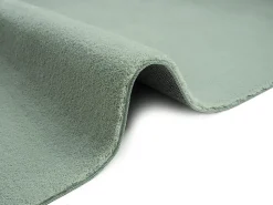 Alfombra pelo corto lavable antideslizante - Verde - 60 x 110 cm - RELAX