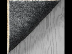 Alfombra pelo corto lavable antideslizante - Oro - 120 cm Redondo - RELAX