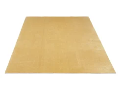 Alfombra pelo corto lavable antideslizante - Oro - 80 x 150 cm - RELAX