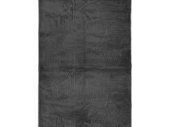 Alfombra pelo corto look escandinavo IZA antracita 240x340 cm ES45969