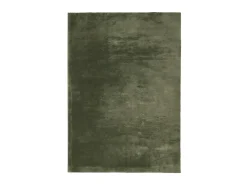Alfombra pelo corto suave lavable HUARTE verde bosque 160x230cm ES60796